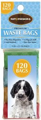 Ruff & Whiskers Multi Color Dog Waste Bags, 120 count