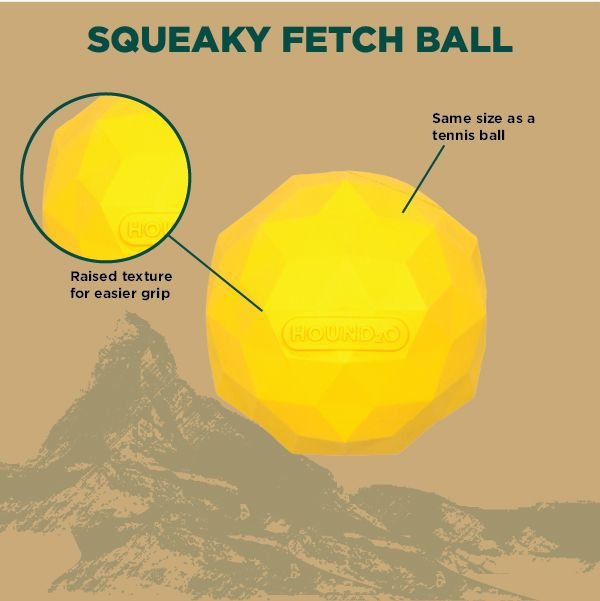 Fetch Pet Products RopeBots Yellow Squeaky Rope Dog Toy