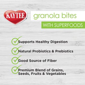 Kaytee Granola Bites Spinach & Kale Bird Treats, 4.5-oz bag