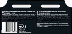 Cesar Loaf in Sauce Rotisserie Chicken & Filet Mignon Flavors Variety Pack Grain-Free Small Breed Adult Wet Dog Food Trays, 3.5-oz, case of 12 slide 2 of 9