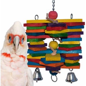 Super Bird Creations Woodpile Bird Toy