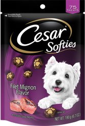 Cesar Softies Filet Mignon Dog Treats, 6.7-oz bag