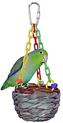 Super Bird Creations Hanging Treat Basket Bird Toy