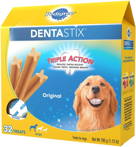 Pedigree Dentastix Large Original Dog Treats, 32 count slide 1 of 10