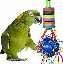 Super Bird Creations Wacky Waffle Bagel Bird Toy