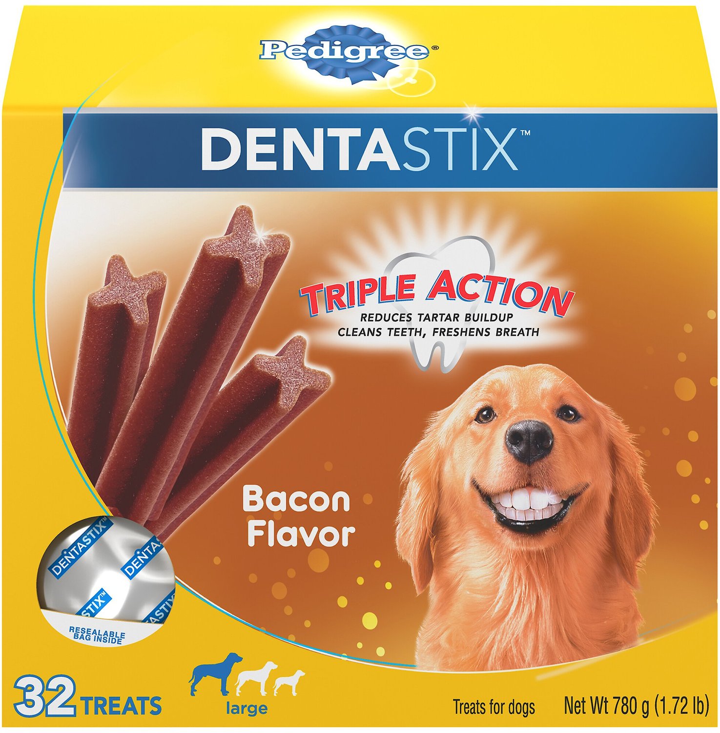 Pedigree Stackerz Chips Sizzling Bacon & Cheddar Dog Treats