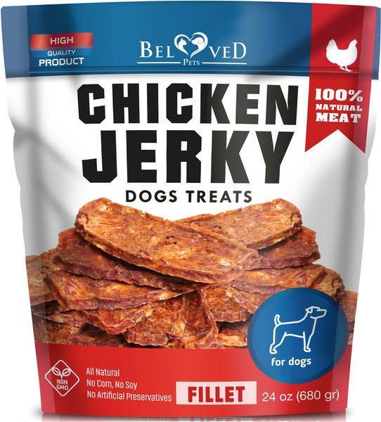 BELOVED PETS Chicken Jerky Fillets Grain-Free High-Protein Human Grade ...