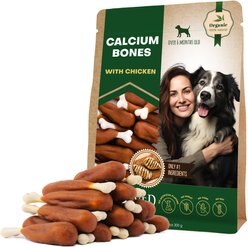 Beloved Pets Calcium Bones Wrapped Chicken Dog Treats, 10.6-oz bag