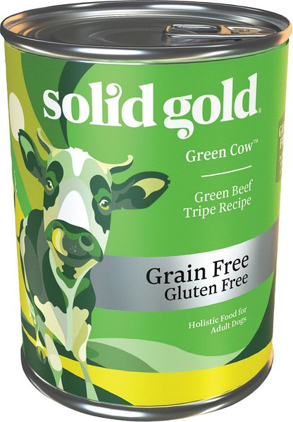 Discontinued - SOLID GOLD Green Cow Green Beef Tripe in Beef Broth ...