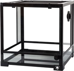 T-Rex Glass Reptile Terrarium Single Door & Glass Sides, 18 x 18 x 18-in