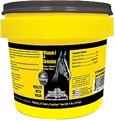 Finish Line Vitamin E & Selenium Horse Supplement, 4-lb bucket