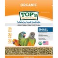 TOP's Parrot Food Organic Small Pellets Bird Food, 1-lb bag