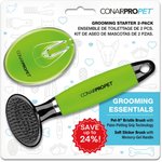 ConairPROPET Dog Grooming Glove, Green