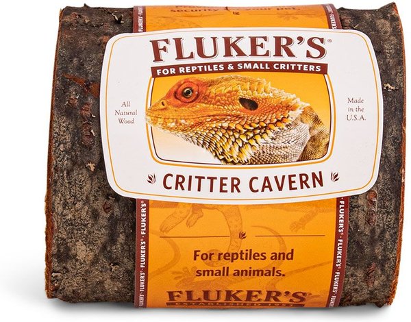 Fluker's Critter Cavern Half Log Reptile Hideout, Small slide 1 of 3