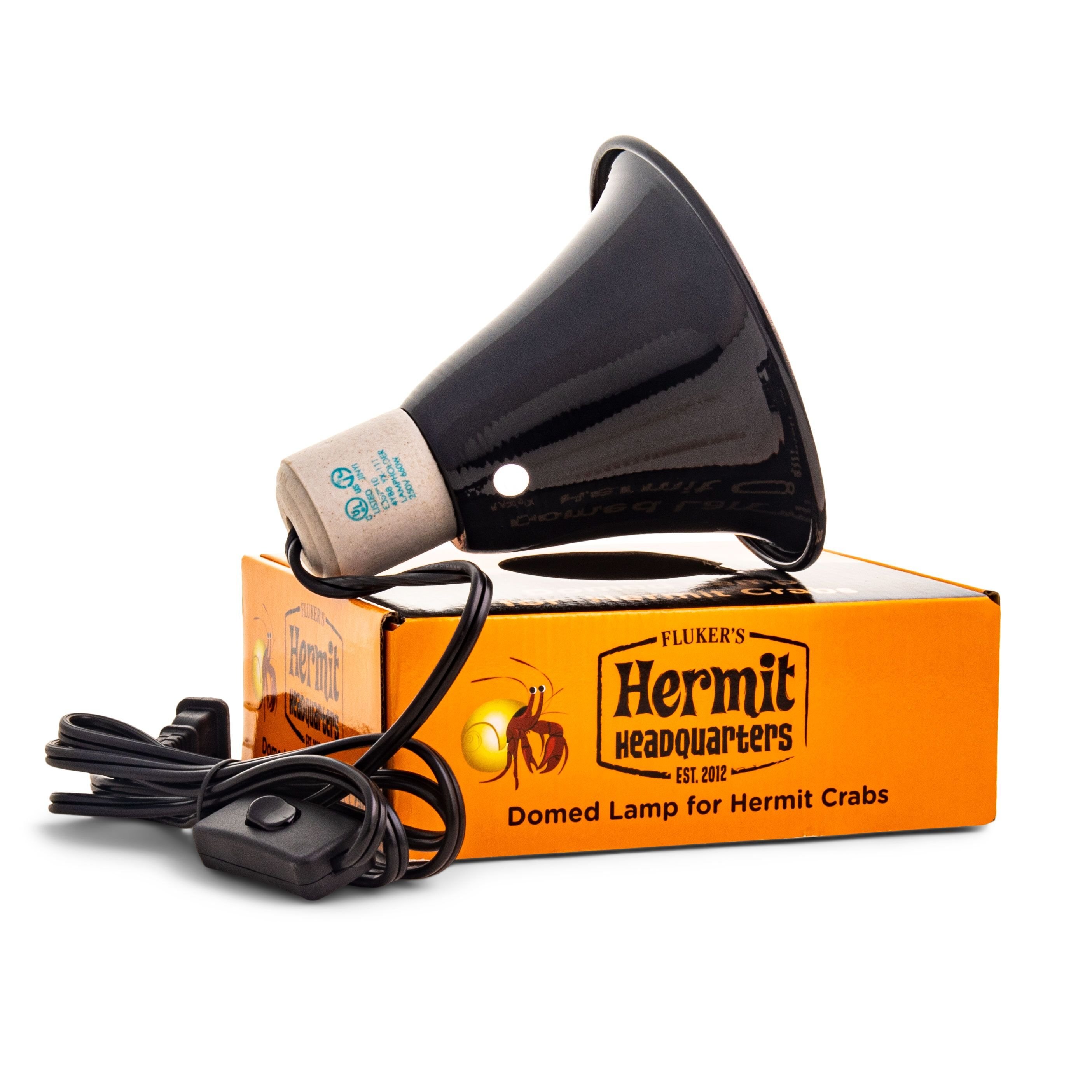 FLUKER'S Hermit Headquarters 5.5in Hermit Crab Lamp with on/off Switch