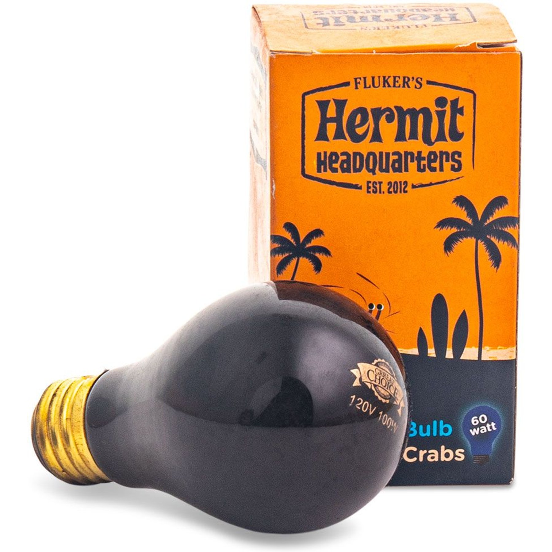 FLUKER'S Hermit Headquarters Black Incandescent Hermit Crab Bulb
