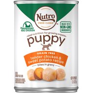 Nutro Puppy Grain-Free Tender Chicken & Sweet Potato in Gravy Recipe Canned Dog Food