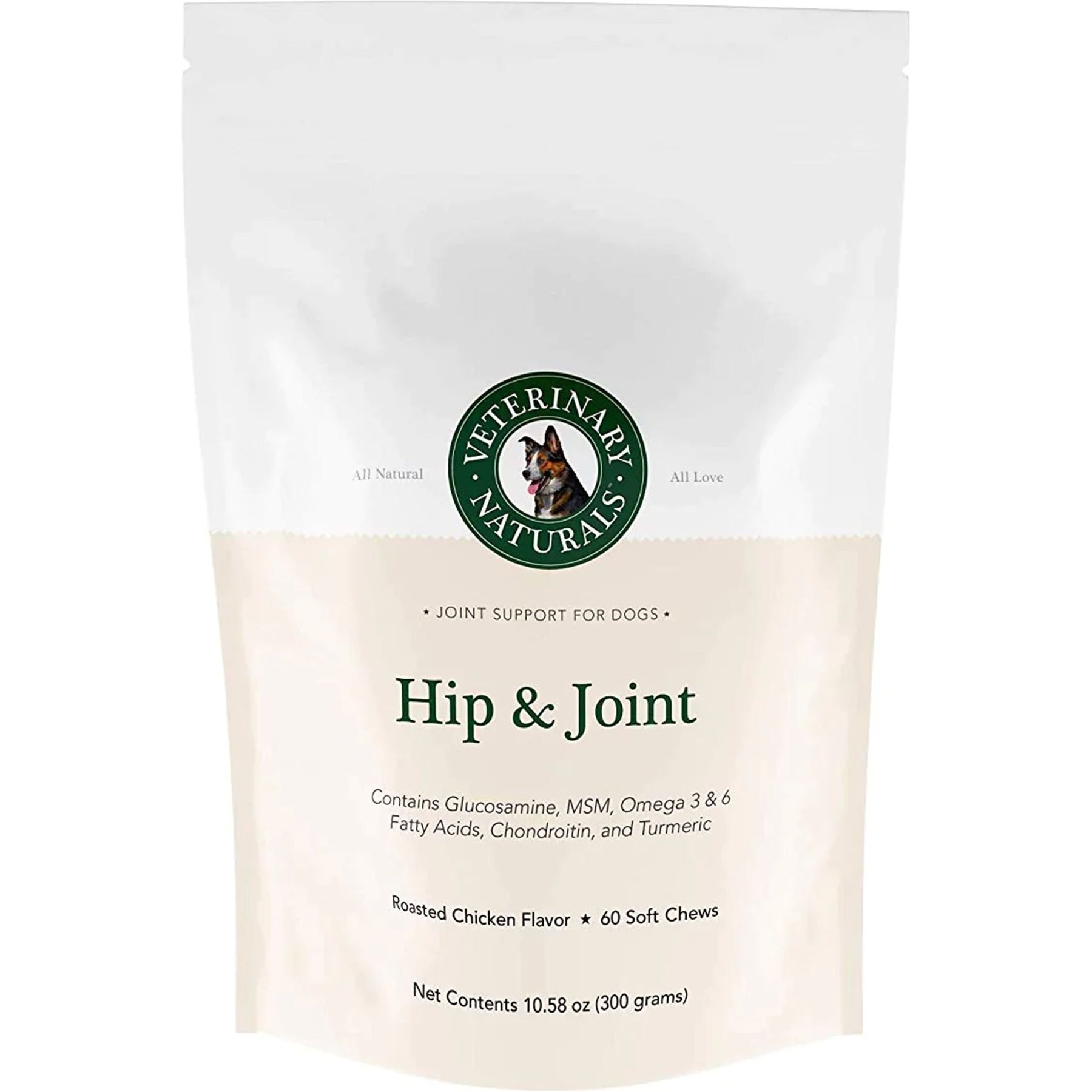 VET NATURALS Hip & Joint Chew Supplement for Dogs, 60 count