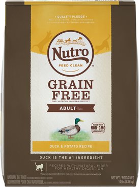 nutro duck and potato dry cat food