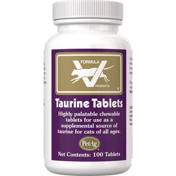 PETAG Taurine Tablet Supplement for Cats, 100 count