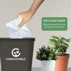 Inspire Naturals Plant-Based & Compostable Dog Grooming Wipes with Antioxidants, 50 count slide 2 of 7
