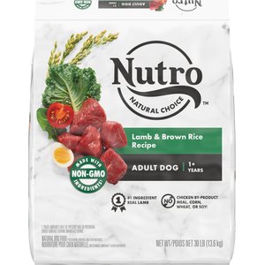 Nutro Natural Choice Adult Lamb & Brown Rice Recipe Dry Dog Food, 30-lb bag