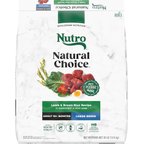 Nutro Natural Choice Large Breed Adult Lamb & Brown Rice Recipe Dry Dog Food, 30-lb bag
