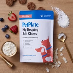 PetPlate Human Grade Hip Hoppin' Mobility Soft Chews Dog Supplement, 28 count slide 2 of 4