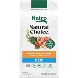 Nutro Natural Choice Puppy Chicken & Brown Rice Recipe Dry Dog Food, 5-lb bag