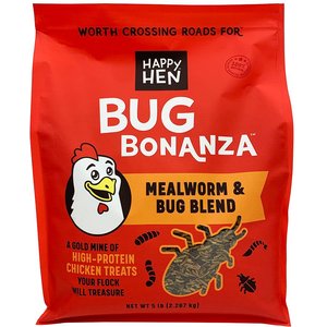 Happy Hen Treats Bug Bonanza Poultry Treats, 5-lb bag