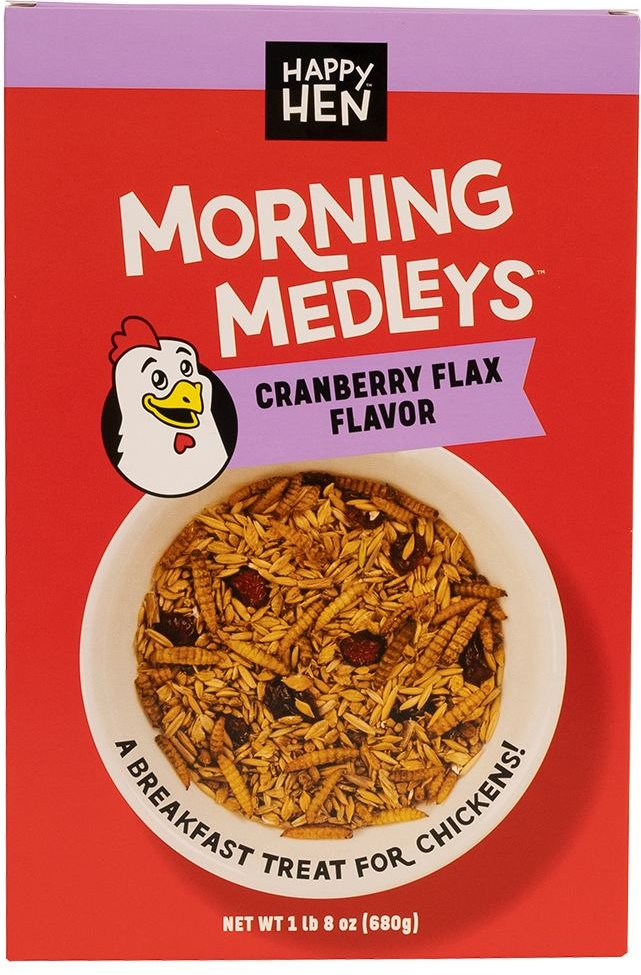 Happy Hen Treats Morning Medley Cranberry, Nuts & Worm Poultry Treats
