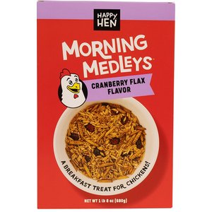 Happy Hen Treats Morning Medley Cranberry, Nuts & Worm Poultry Treats