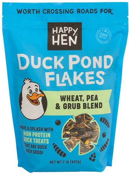 HAPPY HEN TREATS Duck Pond Flakes Poultry Treats - Chewy.com