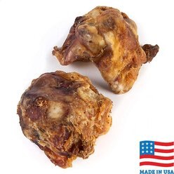 Bones & Chews Made in USA Beef Knee Caps Dog Treats, 2 count