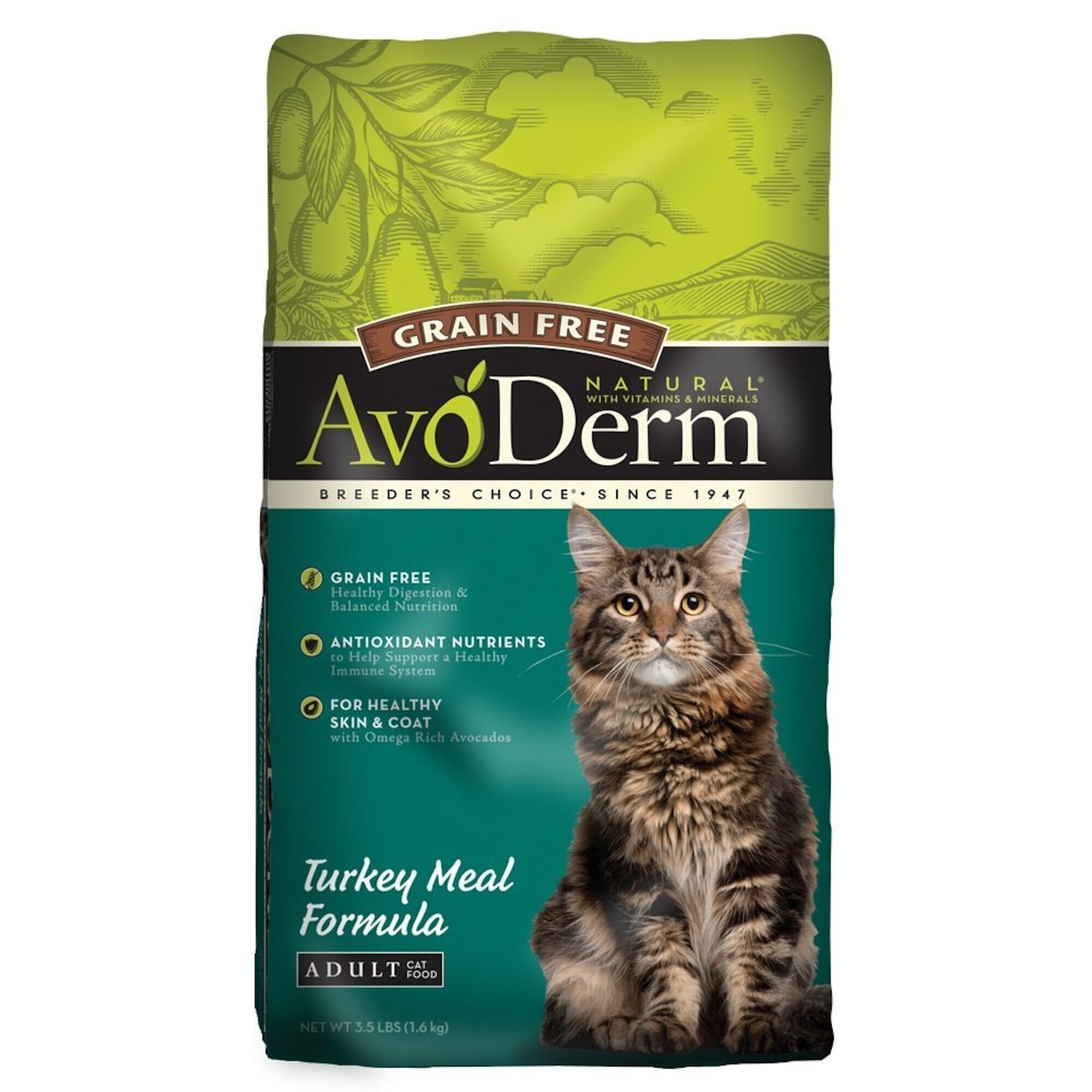 AVODERM Natural Grain Free Turkey Adult Dry Cat Food reviews