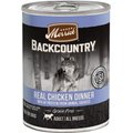 Merrick Backcountry Grain-Free Wet Dog Food 96% Real Chicken Recipe, 12.7-oz can, case of 12