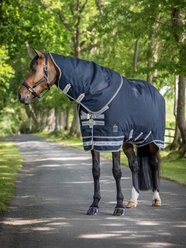 LeMieux Arika Storm-Tek 350g Horse Rug, Navy, 84-in slide 2 of 8