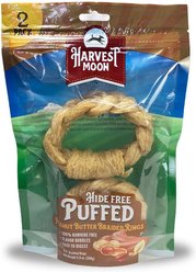 Harvest Moon Hide Free Peanut Butter Dog Hard Chew Treat, 2 count