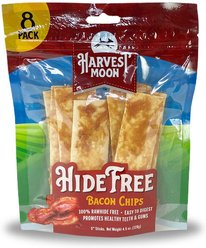 Harvest Moon Hide Free Baco Chips Dog Hard Chew Treat, 8 count