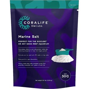Coralife BioCube Marine Salt Fish Aquarium Care, 30-gram