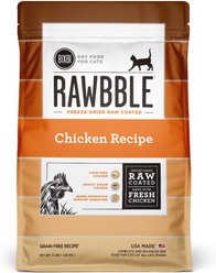 BIXBI Rawbble Dry Food Chicken Recipe for Cats, 3-lb bag