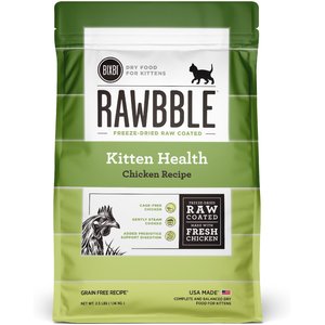 BIXBI Rawbble Dry Food Chicken Recipe for Kittens 2.5 lb bag