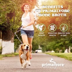 Primalvore All Natural Duck Bone Broth with Collagen + Turmeric Dog & Cat Food Topping, 12-oz bag slide 2 of 6
