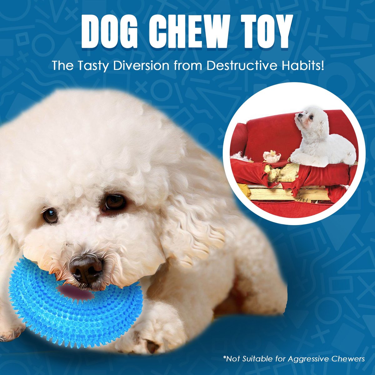 COCOO Squeaky Dog Chew Toy