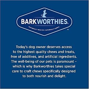 Barkworthies Green Tripe Sticks Dog Treats, 7-oz bag