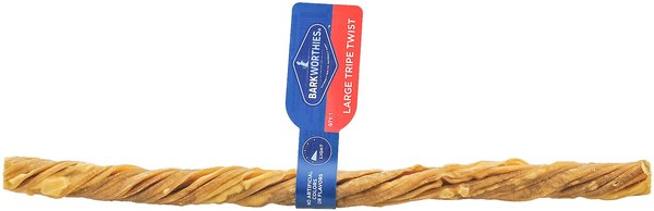 Barkworthies Large Tripe Twist Dog Treat slide 1 of 6