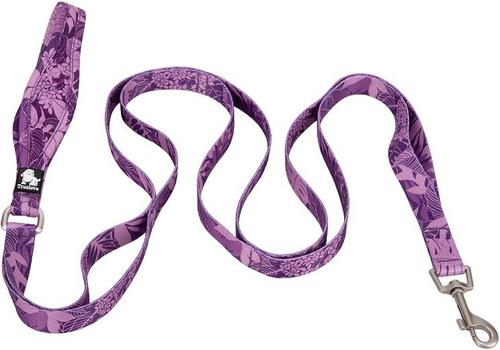 Show full view: Chai's Choice Premium Tropic Thunder Training Dog Leash, Purple, Large slide 2 of 3