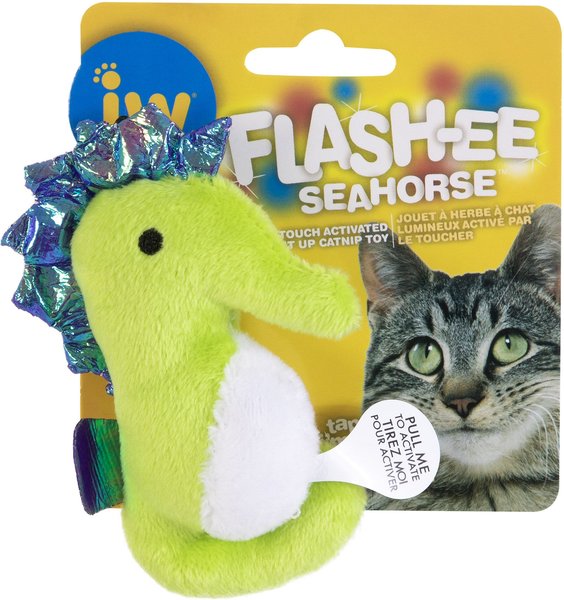 JW PET Flash-Ee Seahorse Cat Toy - Chewy.com