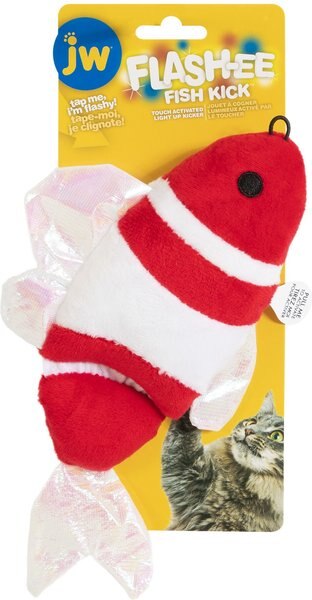 JW Pet Flash-Ee Fish Kicker Cat Toy