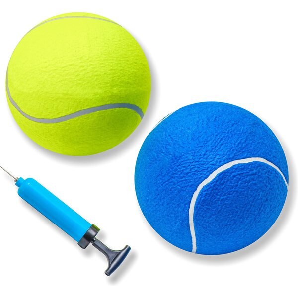 TOURNA Pressureless Tennis Balls Dog Toy, 18 count